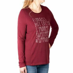 XL Modern Canvas Women's Fall Harvest Pumpkin Thankful Autumn Long Sleev…